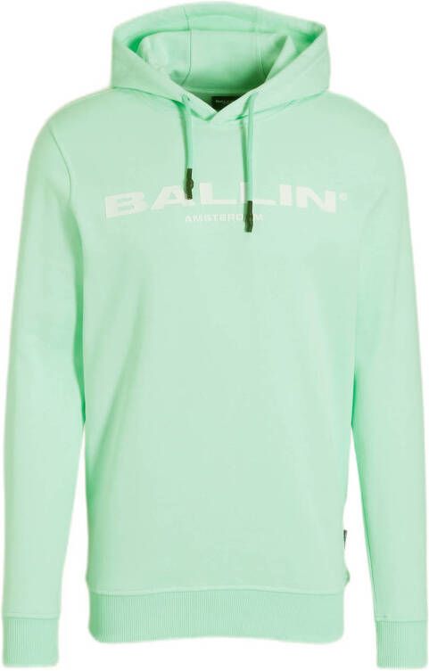 Ballin hoodie van biologisch katoen mint