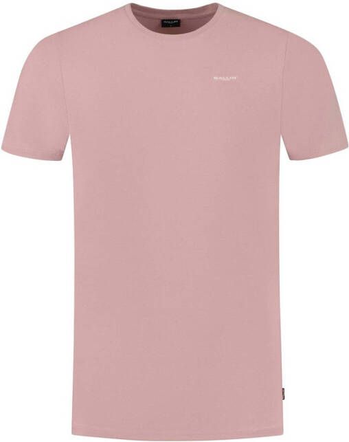 Ballin regular fit T-shirt met backprint old pink