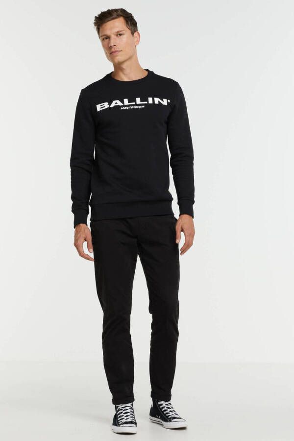 Ballin sweater van biologisch katoen black