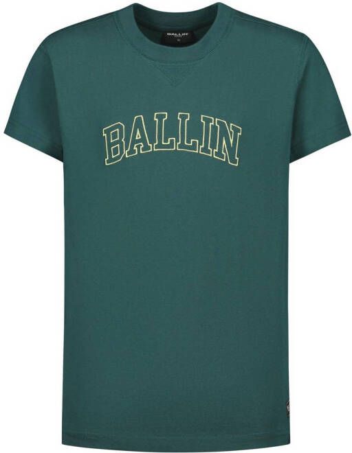 Ballin T-shirt met printopdruk donkergroen