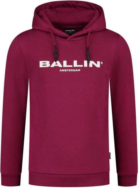 Ballin unisex hoodie fuchsia roze