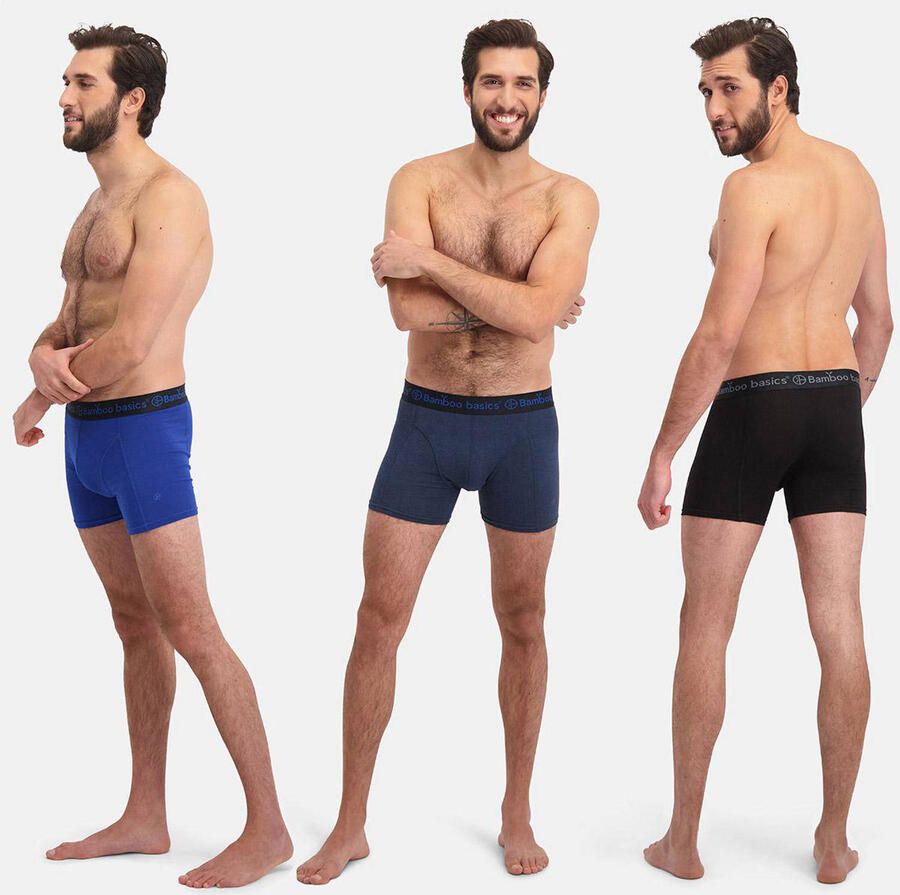 Bamboo Basics boxershort Rico met bamboe (set van 3) - Foto 2