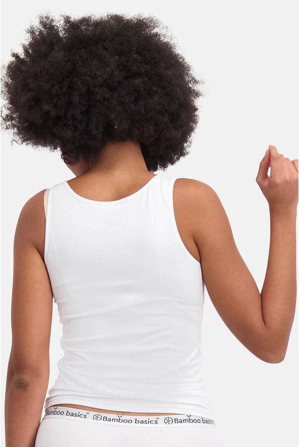 Bamboo Basics hemd Anna met bamboe (set van 2) wit