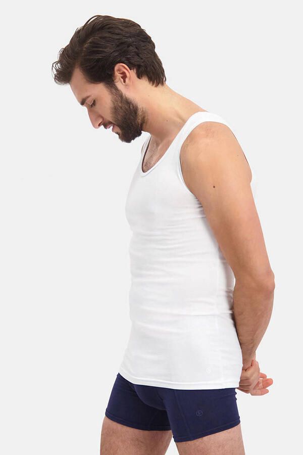 Bamboo Basics hemd Stef met bamboe (set van 2) wit