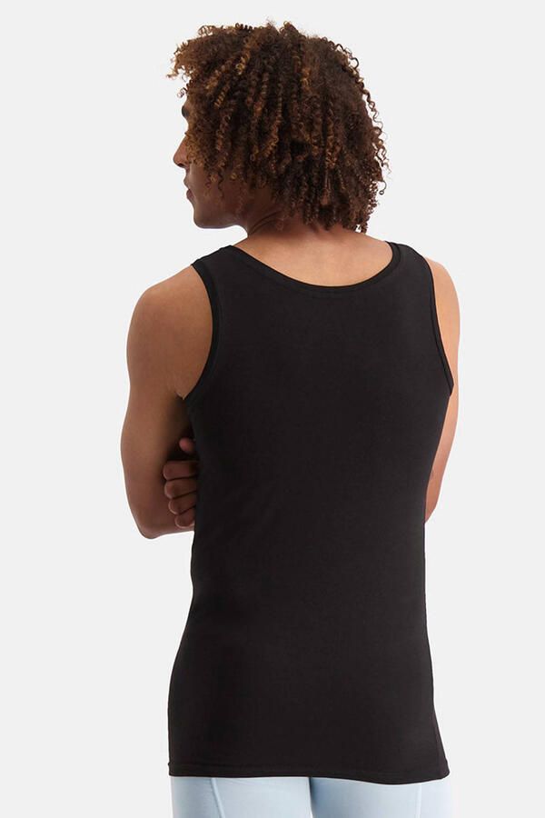 Bamboo Basics hemd Stef met bamboe (set van 2) zwart