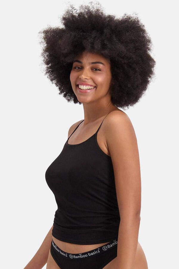 Bamboo Basics hemd Vera met bamboe (set van 2) zwart