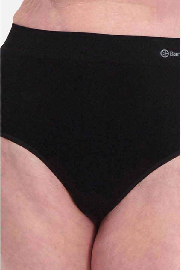 Bamboo Basics high waist maxislip Amy met bamboe (set van 2) zwart - Foto 2