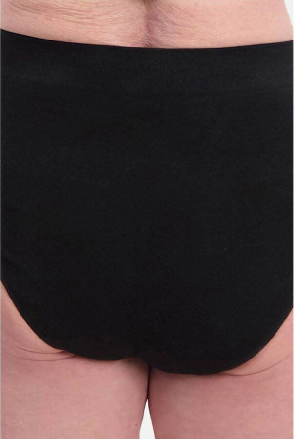 Bamboo Basics high waist maxislip Amy met bamboe (set van 2) zwart - Foto 3