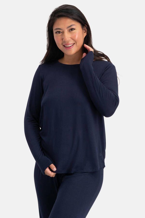 Bamboo Basics pyjama Nina donkerblauw