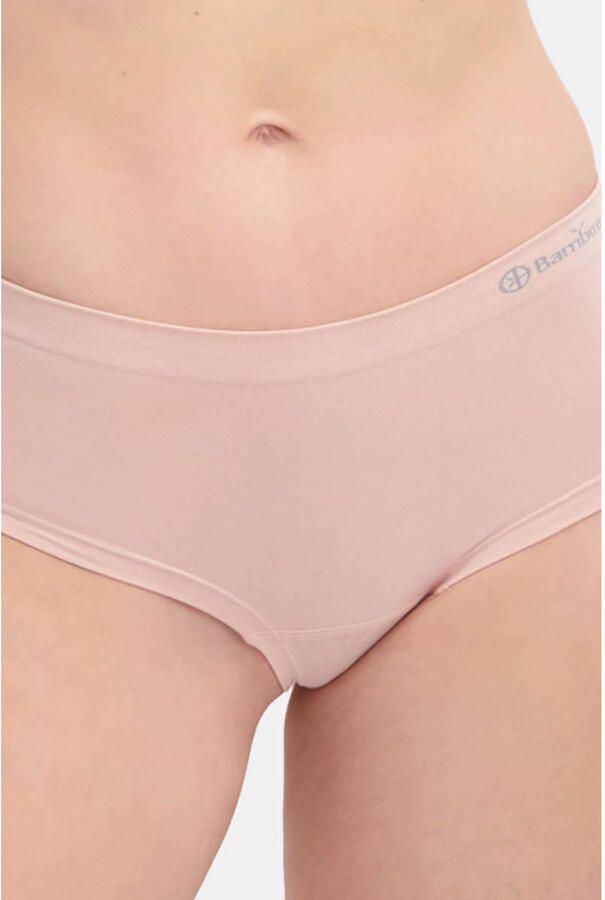 Bamboo Basics seamless hipster Zoey (set van 2) lichtroze - Foto 2