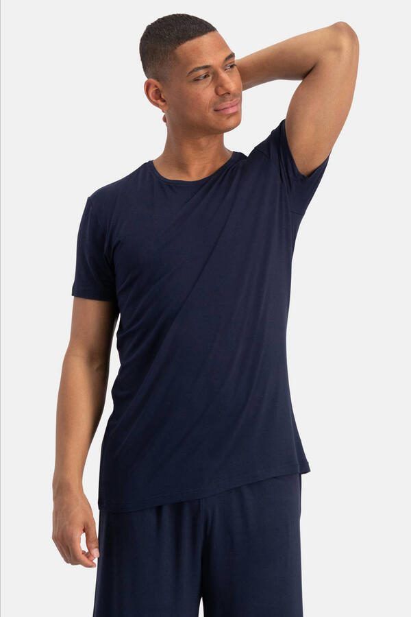 Bamboo Basics shortama Nolan donkerblauw