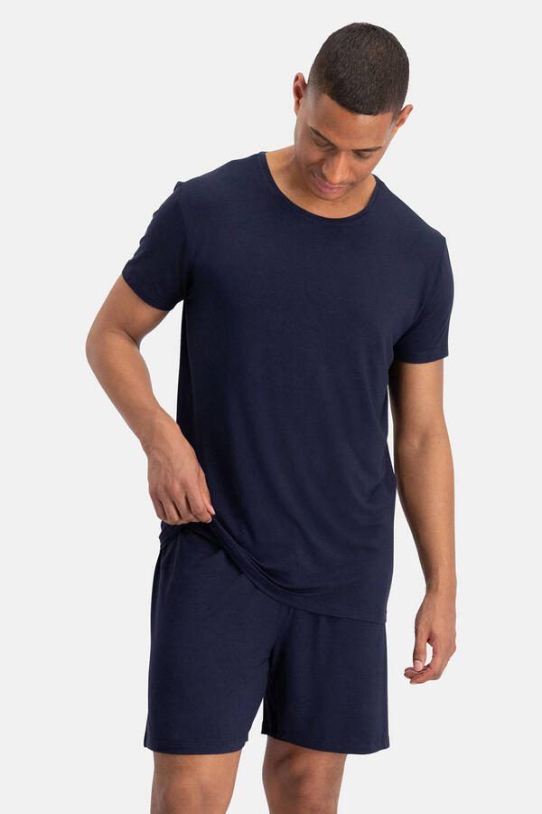 Bamboo Basics shortama Nolan donkerblauw - Foto 3