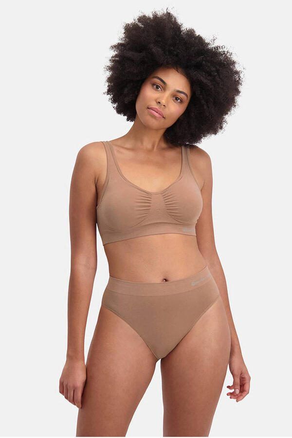 Bamboo Basics slip Belle met bamboe (set van 3) beige