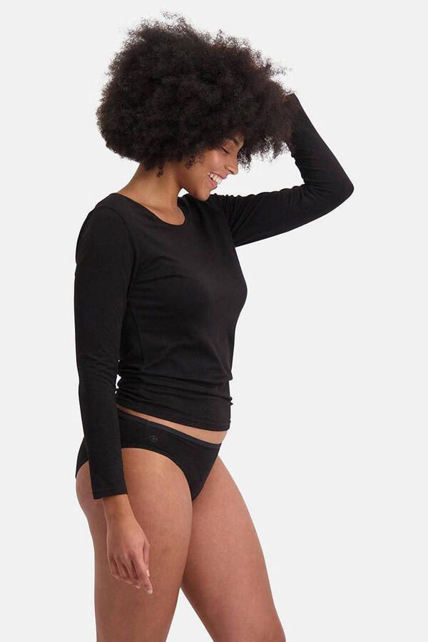 Bamboo Basics slip Julia met bamboe (set van 3) zwart - Foto 3
