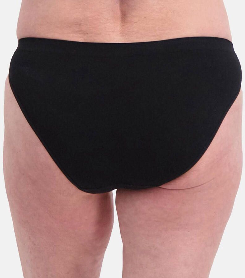 Bamboo Basics slip Tess met bamboe (set van 3) zwart