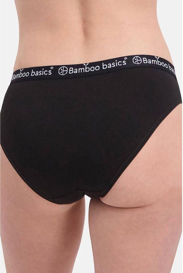 Bamboo Basics slip Yara met bamboe (set van 3) zwart