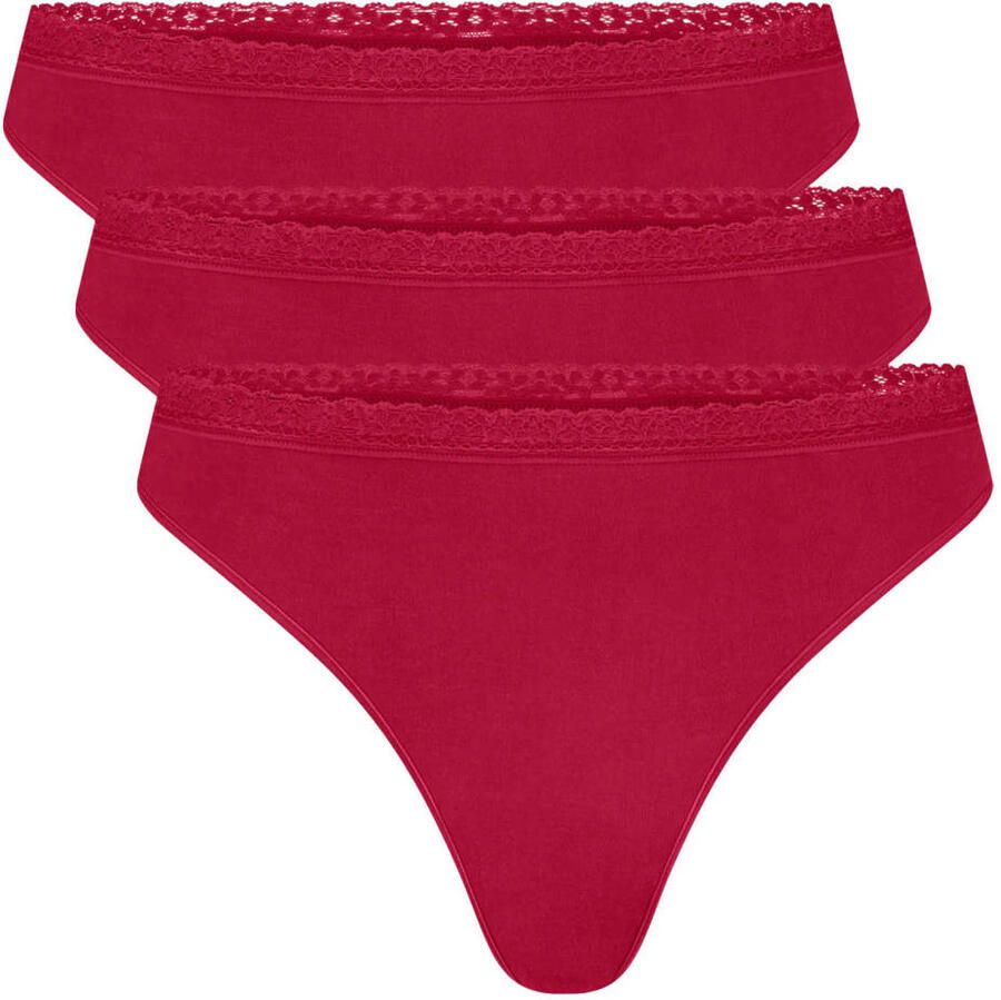 Bamboo Basics string Amber (set van 3) rood