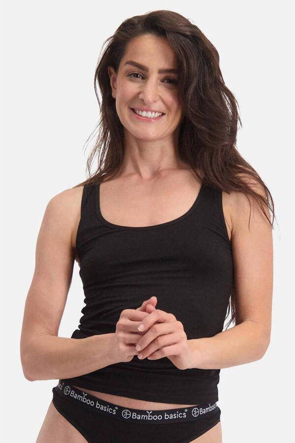Bamboo Basics hemd Anna met bamboe (set van 2) zwart