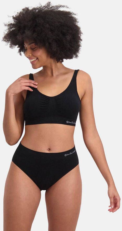 Bamboo Basics slip Belle met bamboe (set van 3) zwart