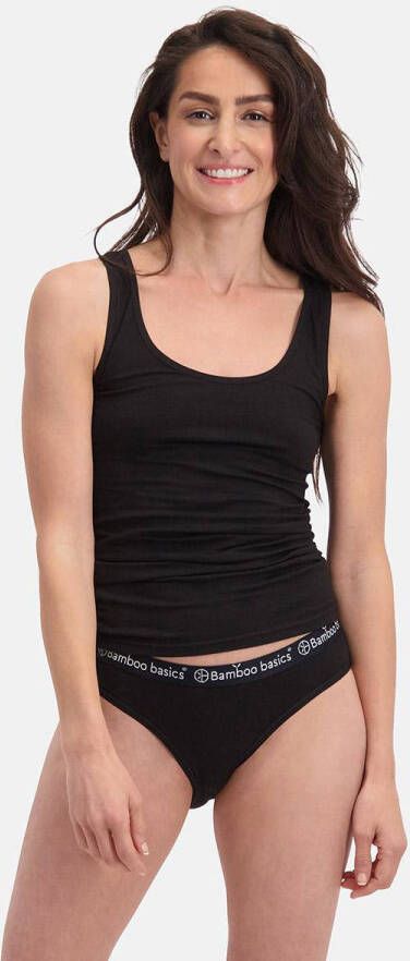 Bamboo Basics slip Yara met bamboe (set van 3) zwart - Foto 3