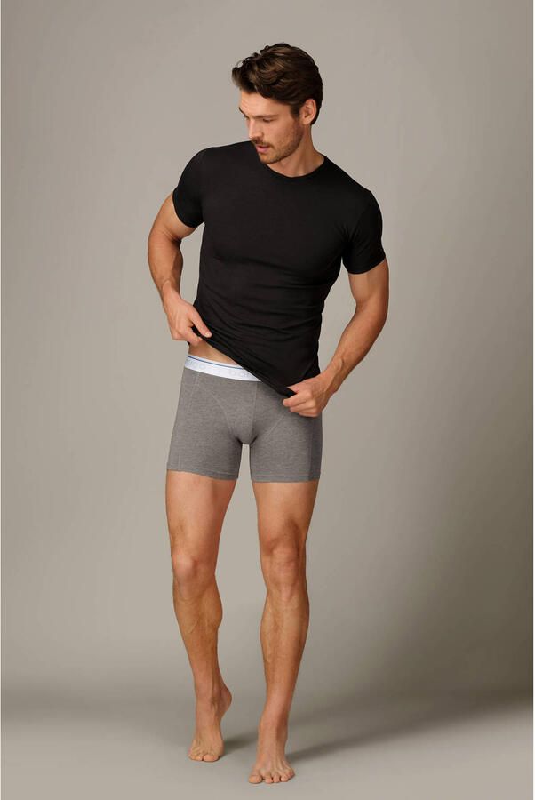 Bamigo ondershirt Smith met bamboe (set van 2) zwart - Foto 2