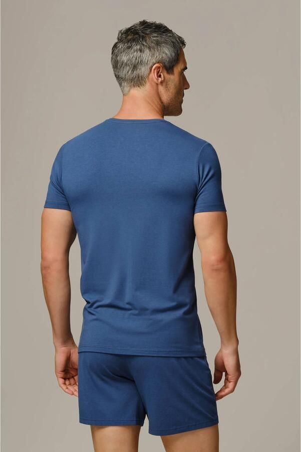 Bamigo wijde boxershort Winston met bamboe donkerblauw - Foto 2