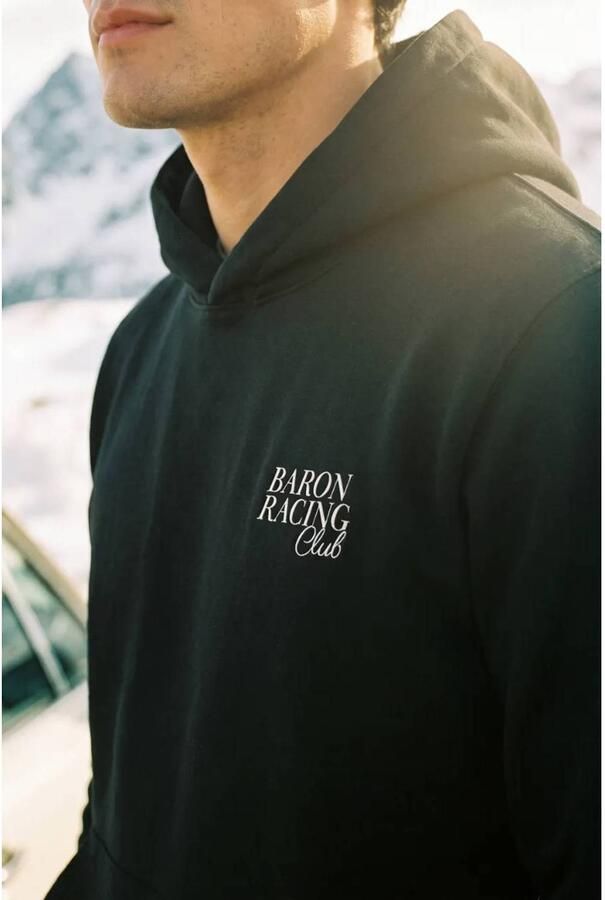 Baron Filou regular fit hoodie met backprint zwart - Foto 3