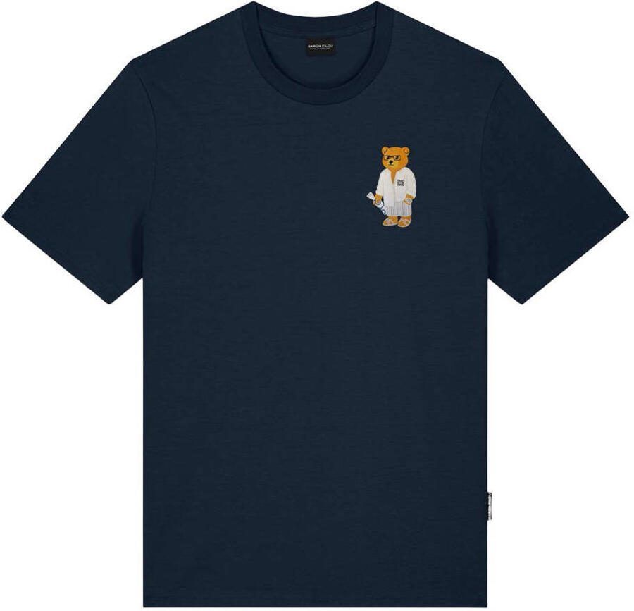Baron Filou regular T-shirt donkerblauw