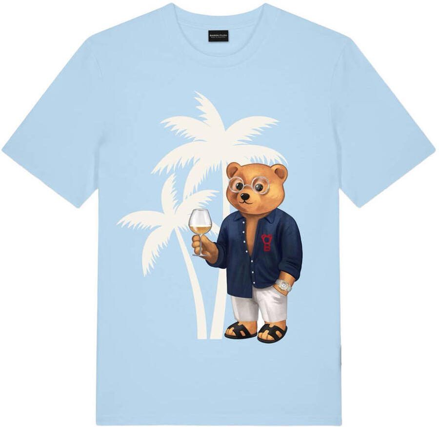 Baron Filou regular T-shirt lichtblauw
