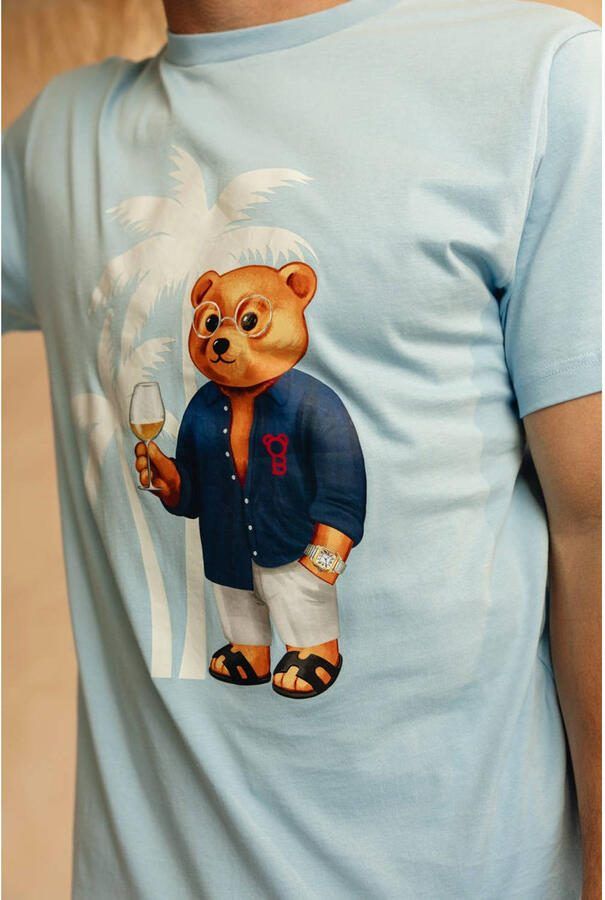 Baron Filou regular T-shirt lichtblauw - Foto 2