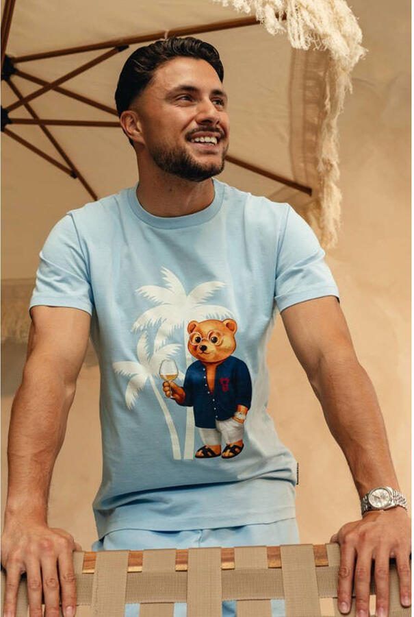 Baron Filou regular T-shirt lichtblauw - Foto 3