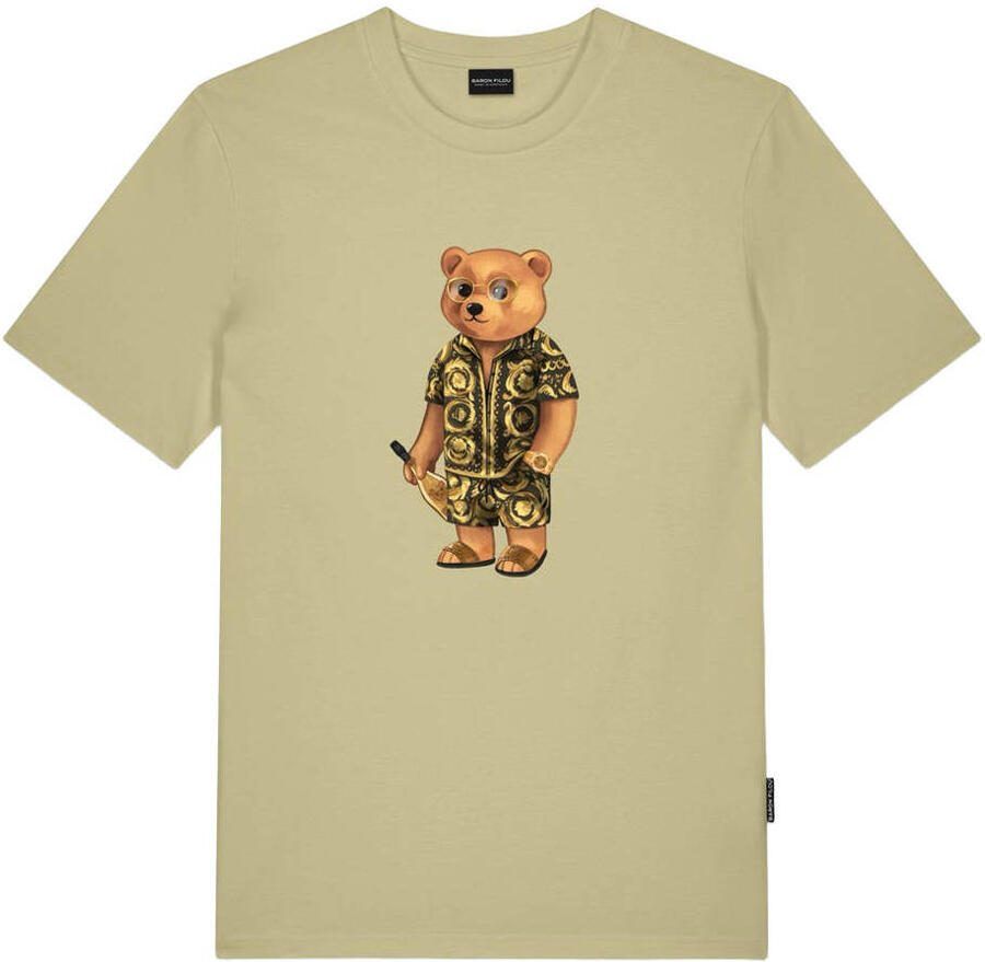 Baron Filou regular T-shirt lichtkaki