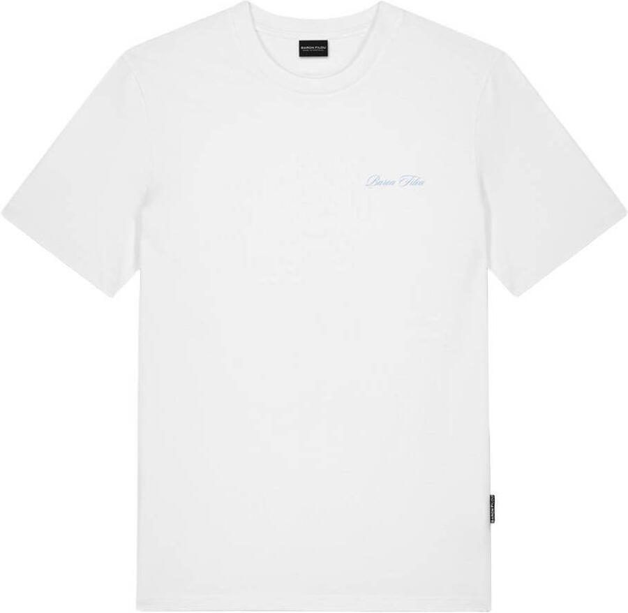 Baron Filou regular T-shirt met backprint wit