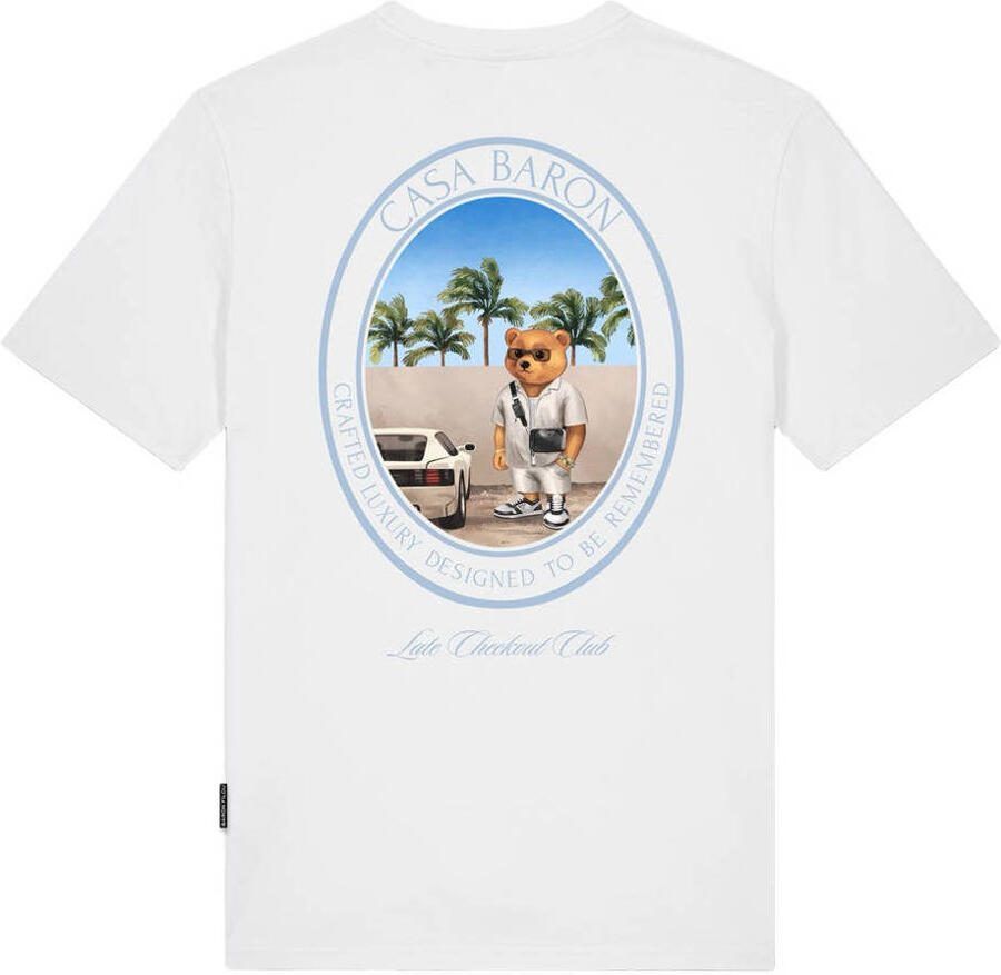 Baron Filou regular T-shirt met backprint wit - Foto 2