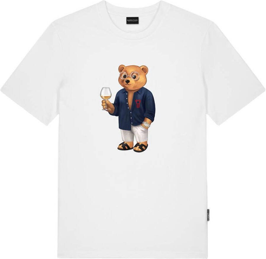 Baron Filou regular T-shirt wit