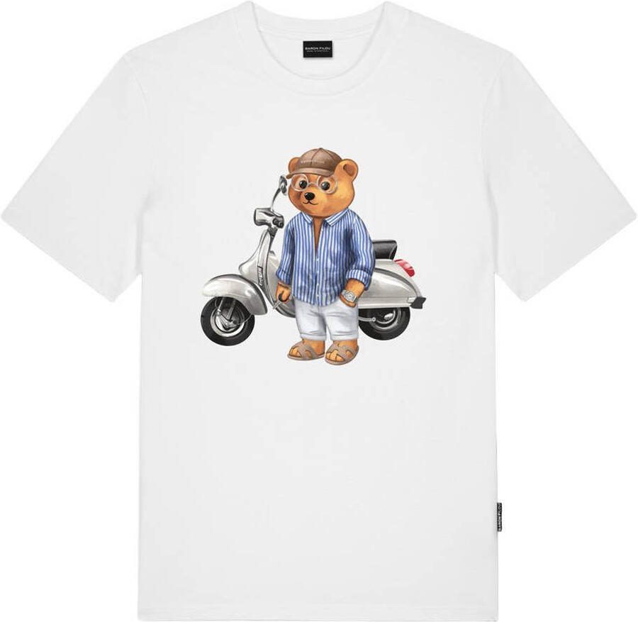 Baron Filou regular T-shirt wit