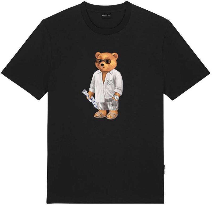 Baron Filou regular T-shirt zwart
