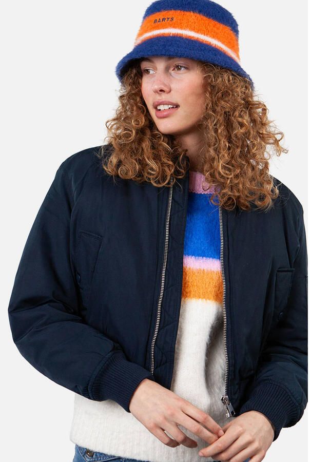 Barts bucket hat Amylee blauw oranje