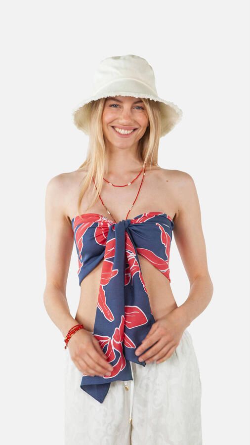 Barts Hoed met labeldetail model 'HUAHINA'