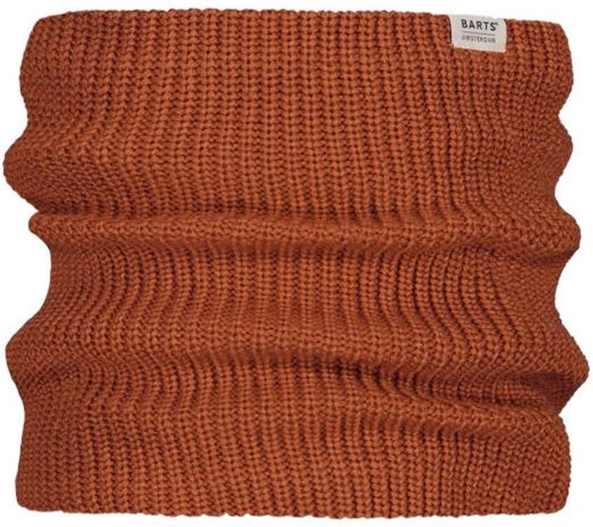 Barts colsjaal Chayse brique Oranje Polyester Effen