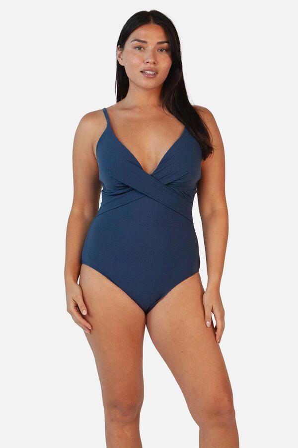 Barts corrigerend badpak Solid donkerblauw - Foto 3