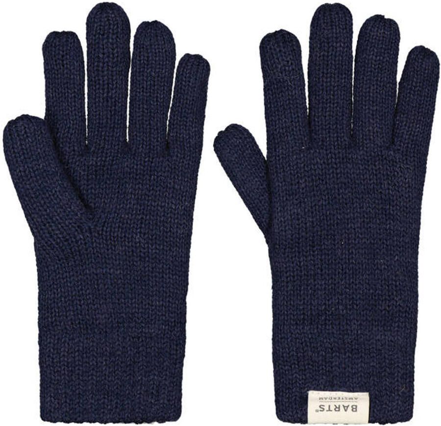 Barts gebreide handschoenen Chayse donkerblauw