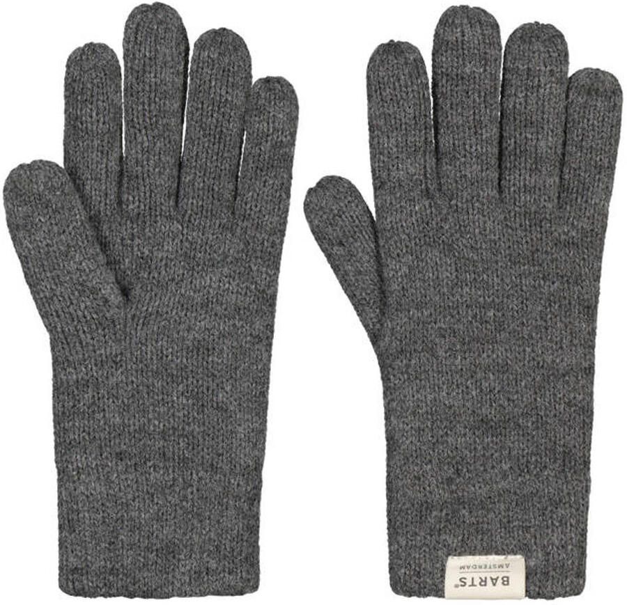 Barts gebreide handschoenen Chayse donkergrijs