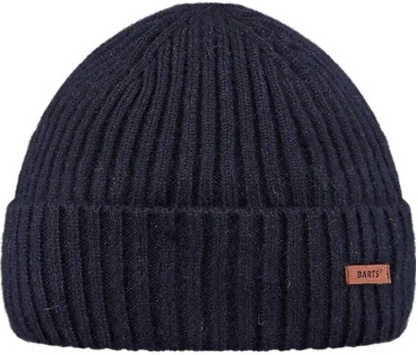 Barts gebreide muts donkerblauw