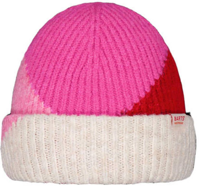 Barts gebreide muts roze