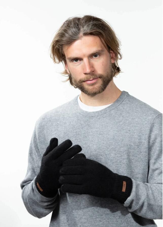 Barts Handschoenen van lamswol met labeldetail model 'HAAKON' - Foto 3