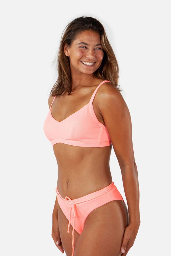 Barts high waist bikinibroekje Cimazy zalmroze - Foto 2