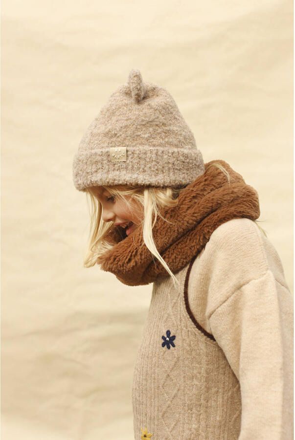 Barts muts beige met oren - Foto 3