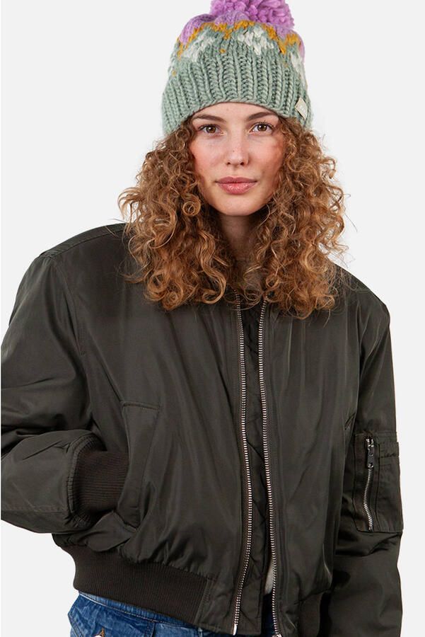 Barts Muts met labelpatch model 'Curley'