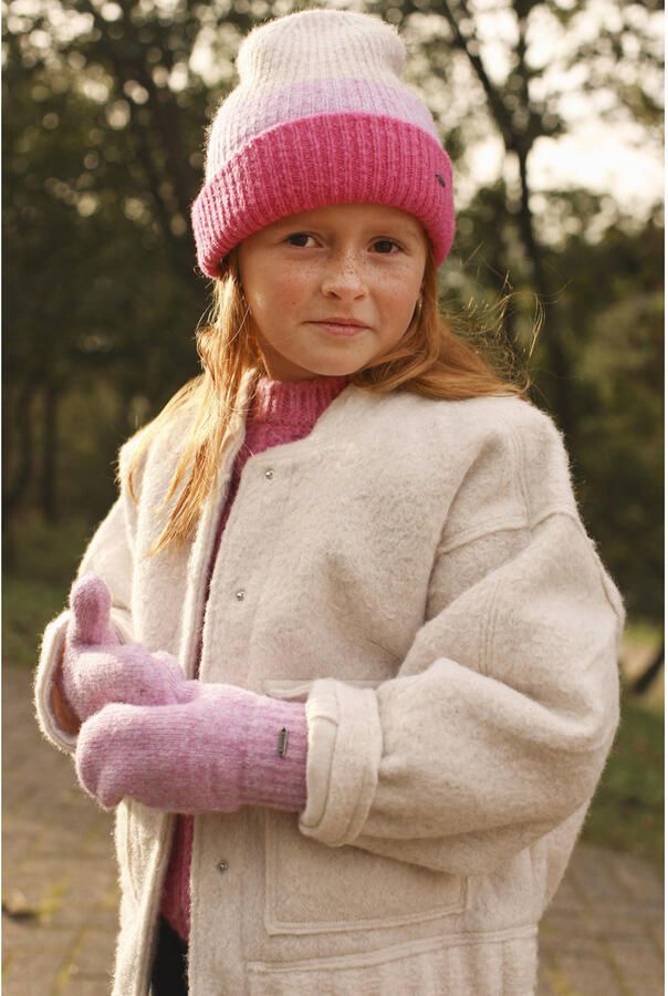Barts muts roze ecru - Foto 3